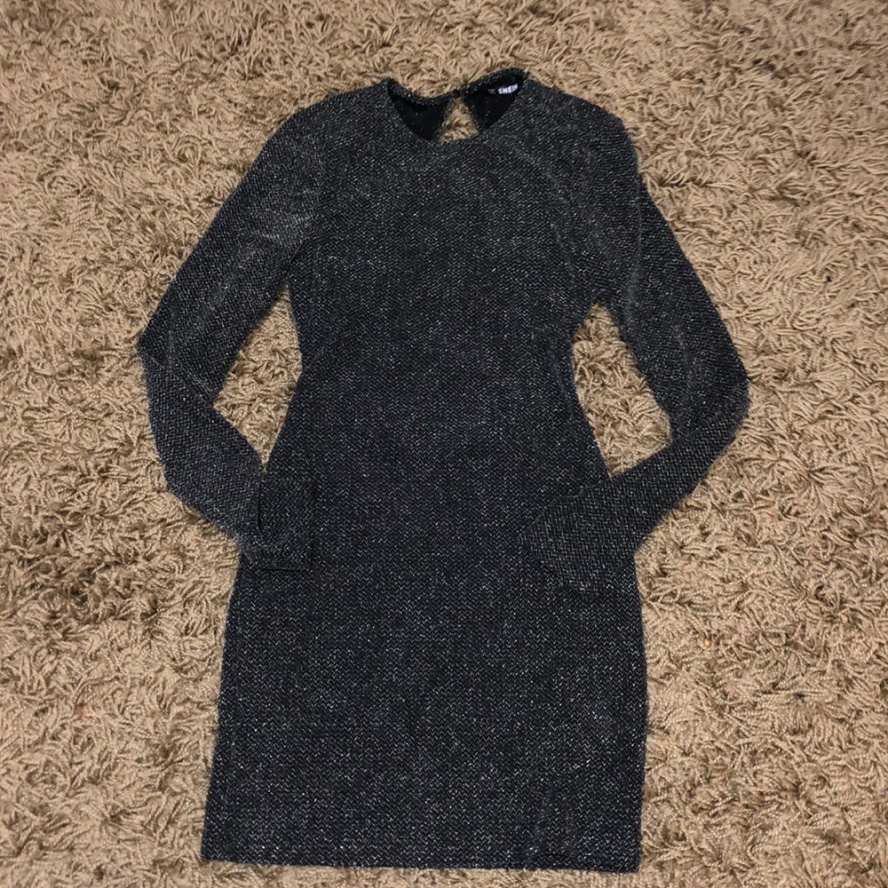 black sparkly party dress